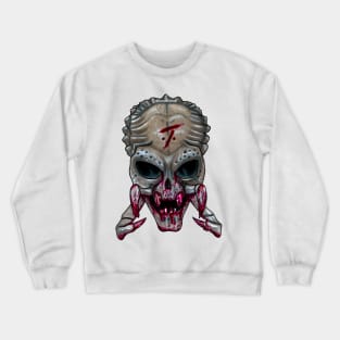 Predator Skull La Calavera Loteria Crewneck Sweatshirt